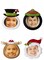 Bucilla Felt Ornaments Applique Kit Set Of 4-Holiday Dress Up